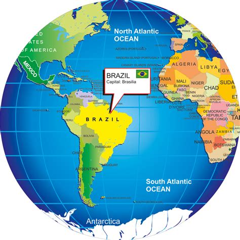 o brasil está localizado em que continente